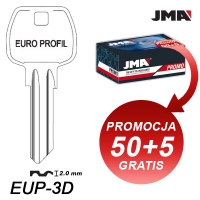 JMA 016 - klucz surowy - EUP-3D - pakiet 55 sztuk
